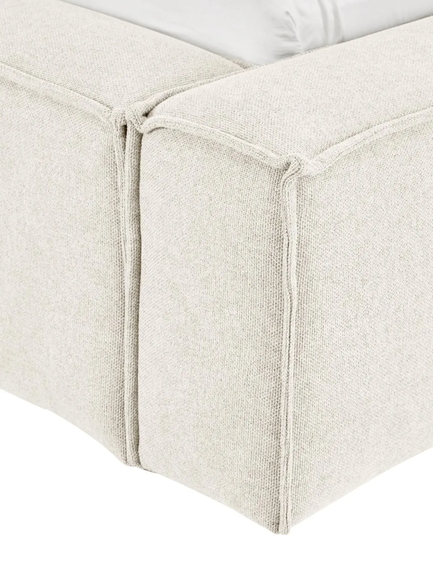 Letto Imbottito Con Contenitore Lennon