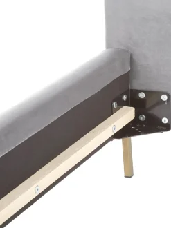 Letto Imbottito In Velluto Peace