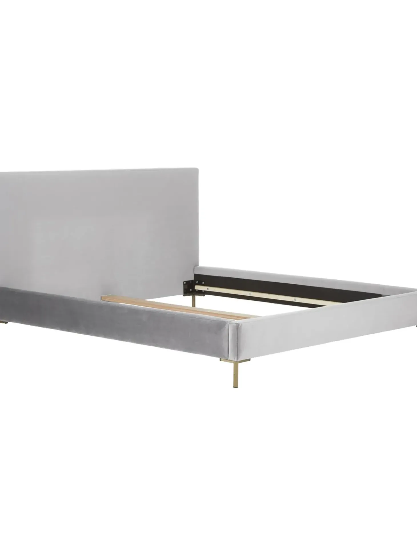 Letto Imbottito In Velluto Peace