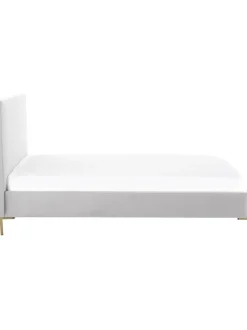 Letto Imbottito In Velluto Peace