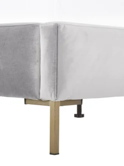 Letto Imbottito In Velluto Peace