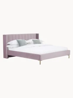 Letto Imbottito In Velluto Dusk