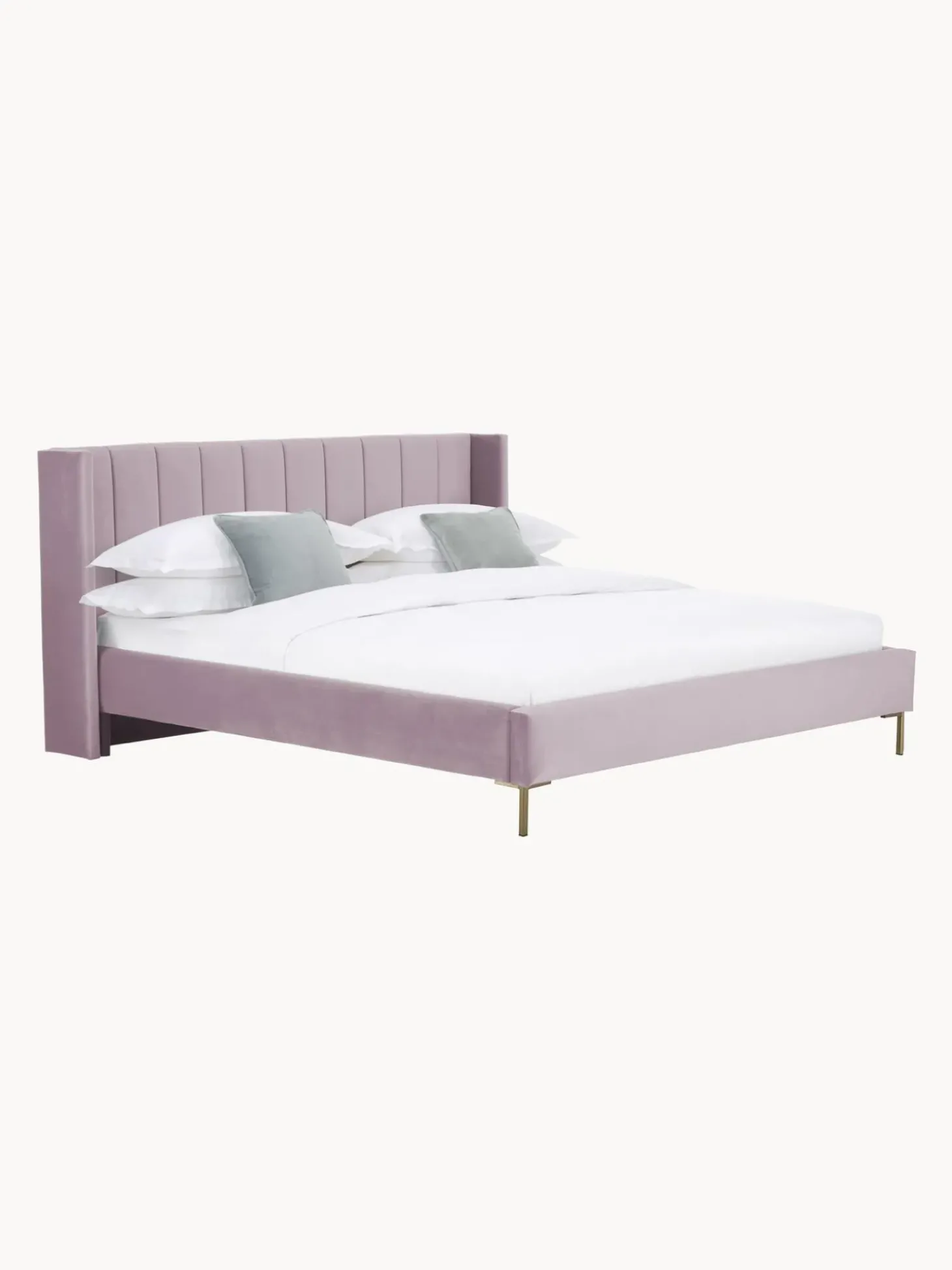 Letto Imbottito In Velluto Dusk