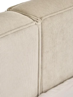 Letto Imbottito In Velluto A Coste Con Contenitore Lennon