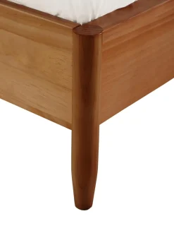 Letto In Legno Di Pino Massiccio Con Testiera Windsor