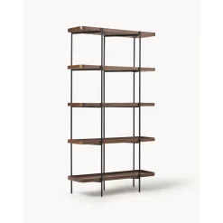 Libreria Grande In Legno Con Struttura In Metallo Renee