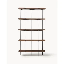 Libreria Grande In Legno Con Struttura In Metallo Renee