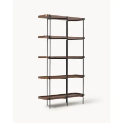 Libreria Grande In Legno Con Struttura In Metallo Renee