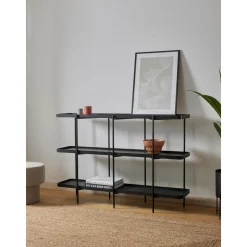 Libreria In Legno Con Struttura In Metallo Renee