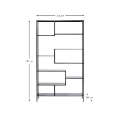 Libreria In Metallo Loft