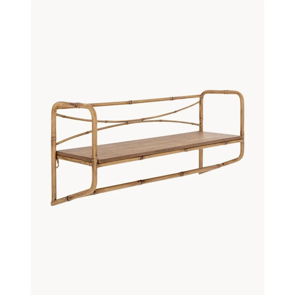 Mensola A Muro Effetto Bambu Rod