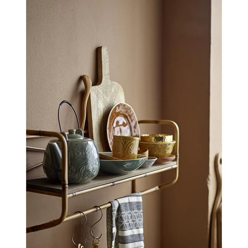 Mensola A Muro Effetto Bambu Rod