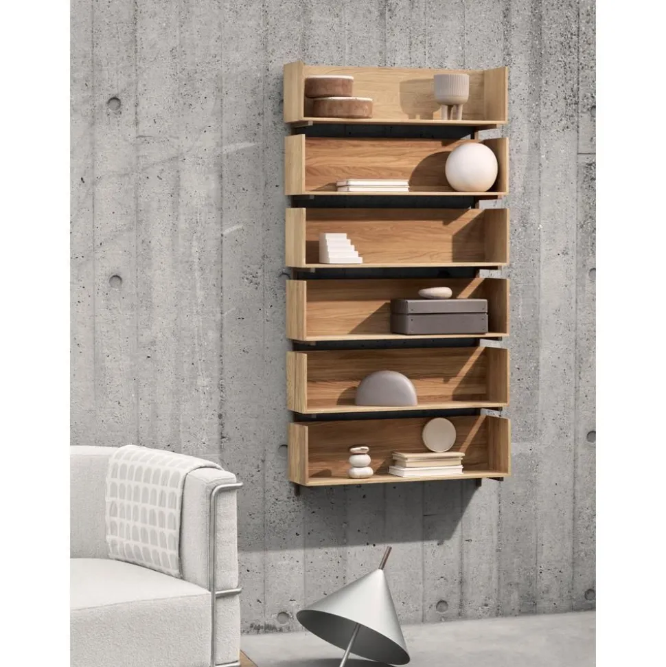 Mensola Da Parete In Legno Di Quercia Stack