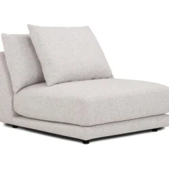 Modulo Centrale In Tessuto Grigio Chiaro Jasmin