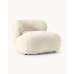 Nierenformiger Loungesessel Alba Aus Teddyfell