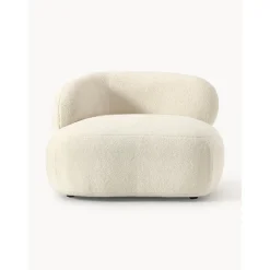 Nierenformiger Loungesessel Alba Aus Teddyfell