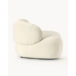 Nierenformiger Loungesessel Alba Aus Teddyfell