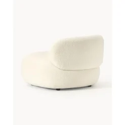 Nierenformiger Loungesessel Alba Aus Teddyfell