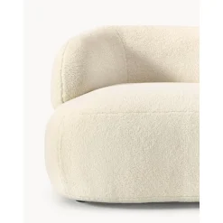 Nierenformiger Loungesessel Alba Aus Teddyfell