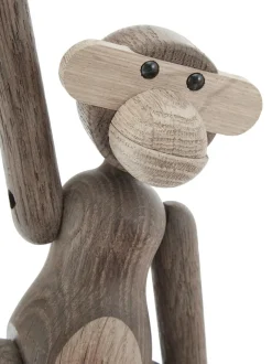 Oggetto Decorativo Di Design In Legno Di Quercia Monkey
