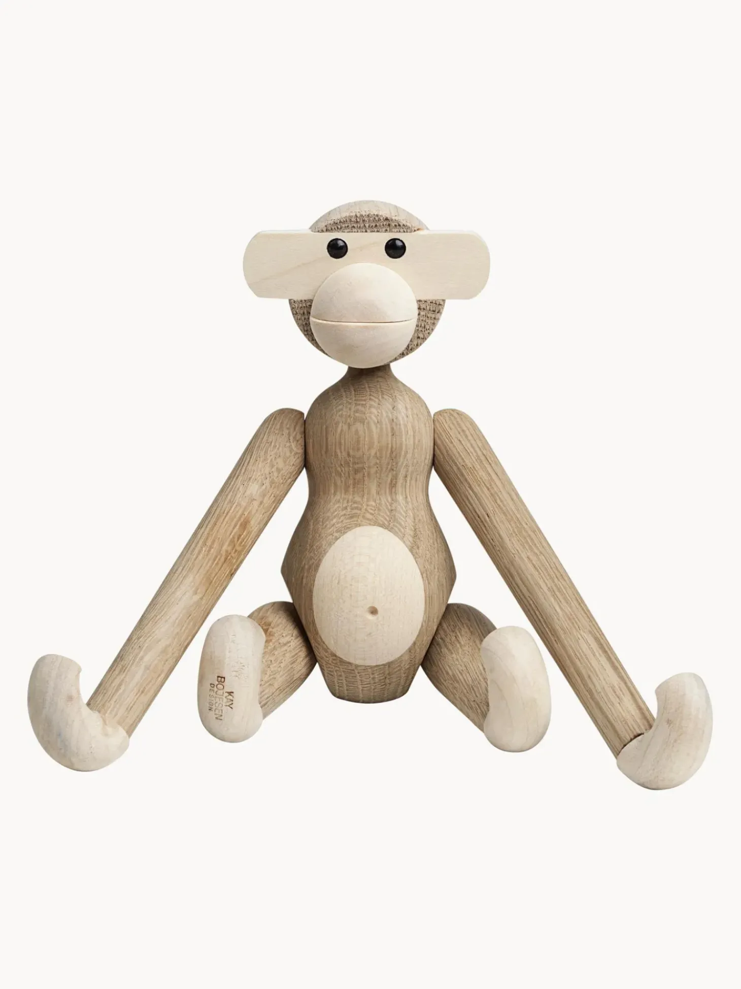 Oggetto Decorativo Di Design In Legno Di Quercia Monkey