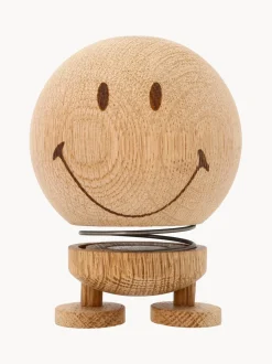 Oggetto Decorativo In Legno Di Quercia Smiley