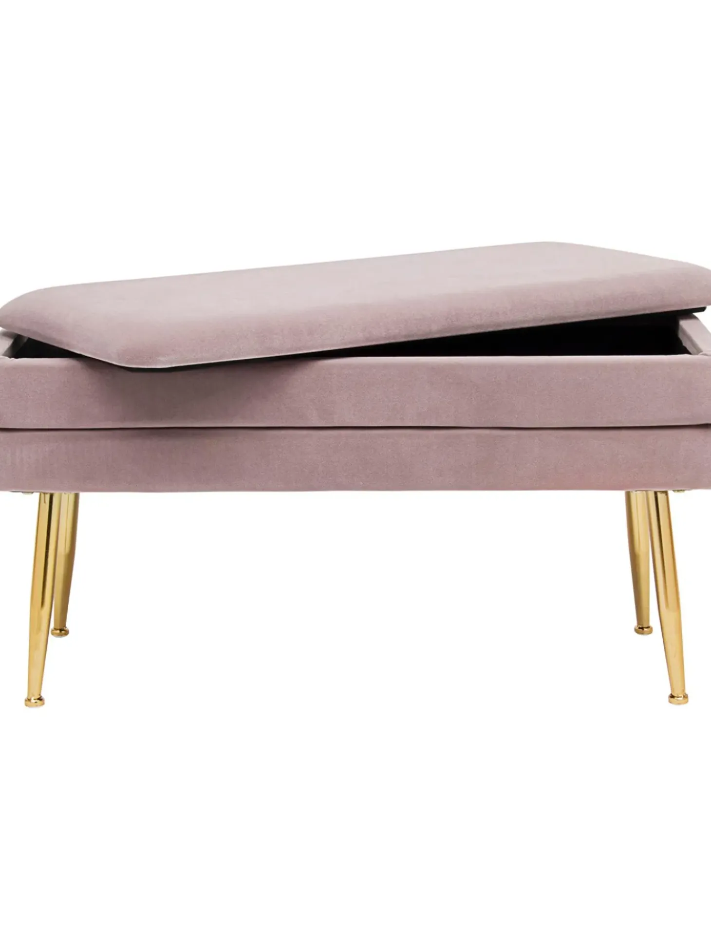 Panca Contenitore Imbottita In Velluto Pavlina