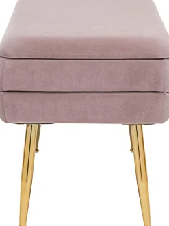 Panca Contenitore Imbottita In Velluto Pavlina