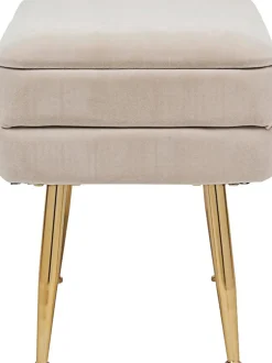 Panca Contenitore Imbottita In Velluto Pavlina