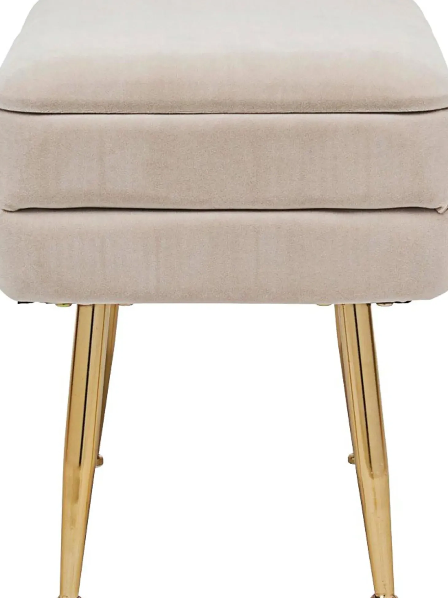 Panca Contenitore Imbottita In Velluto Pavlina