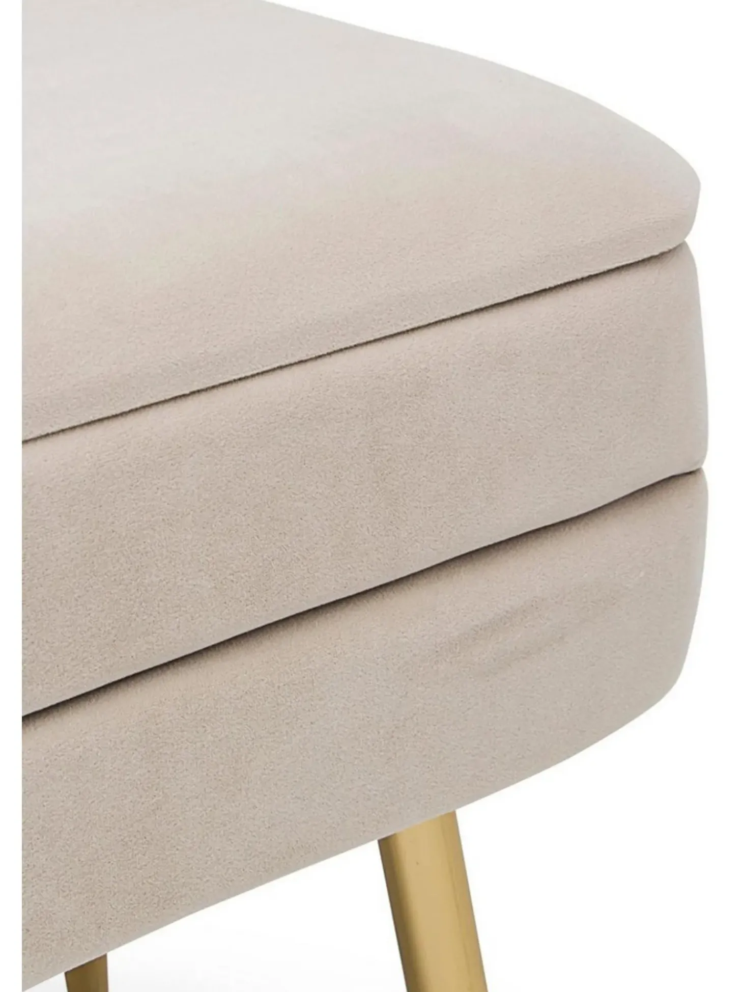 Panca Contenitore Imbottita In Velluto Pavlina