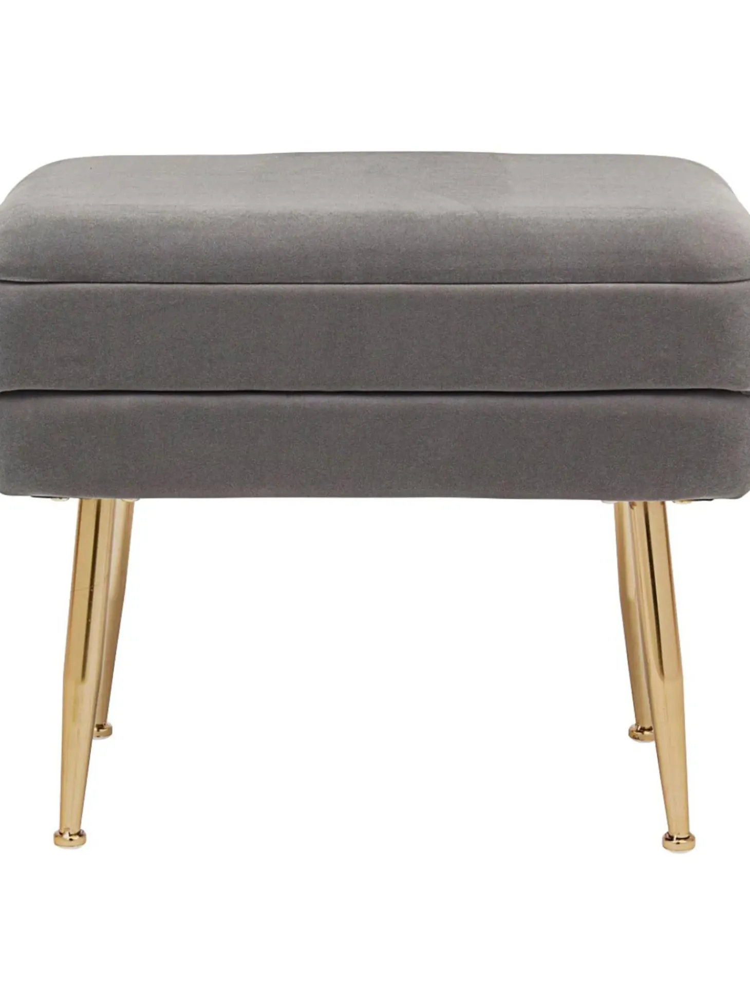 Panca Contenitore Imbottita In Velluto Pavlina