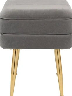 Panca Contenitore Imbottita In Velluto Pavlina