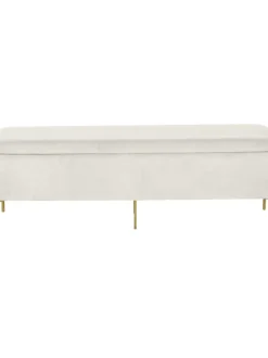 Panca Contenitore Imbottita In Velluto Harper