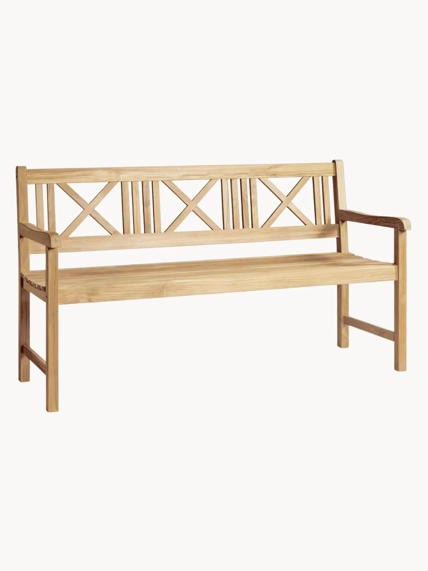 Panca Grande Da Giardino In Legno Di Teak Rosenborg