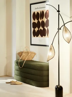 Panca Imbottita In Boucle Alto