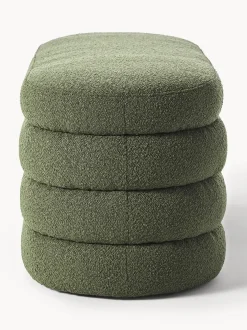 Panca Imbottita In Boucle Alto