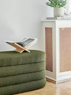 Panca Imbottita In Boucle Alto