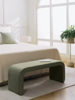 Panca Imbottita In Boucle Penelope