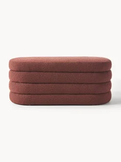 Panca Imbottita In Boucle Alto