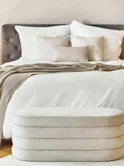 Panca Imbottita In Velluto Alto