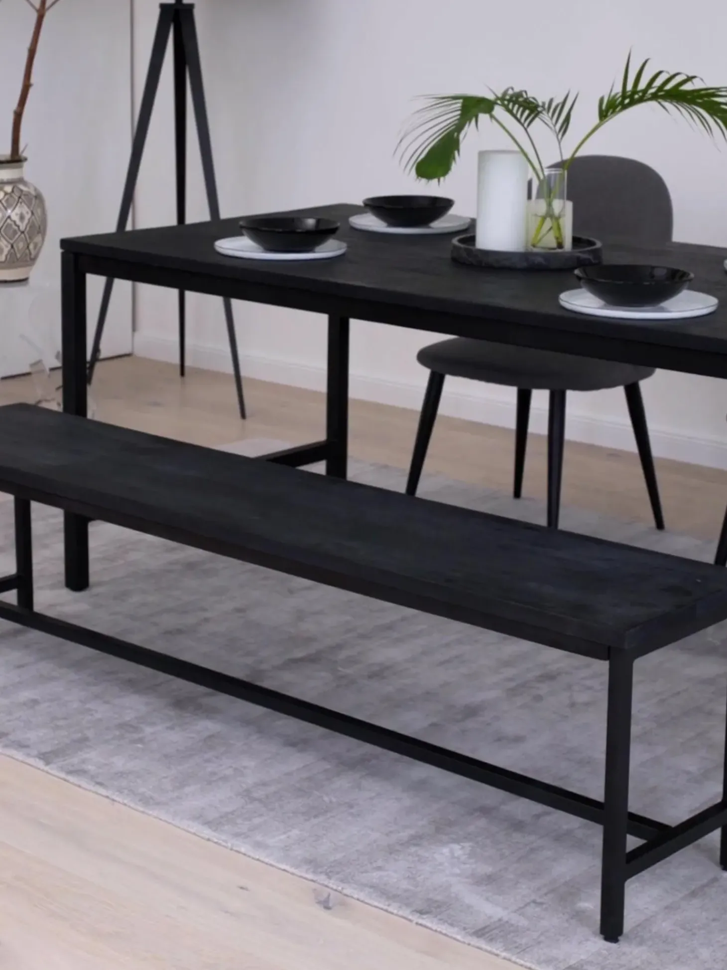 Panca In Legno Di Mango Massiccio Raw