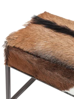 Panca In Pelle Di Capra Country Life