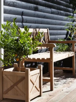 Panchina Da Giardino In Legno Di Teak Rosenborg