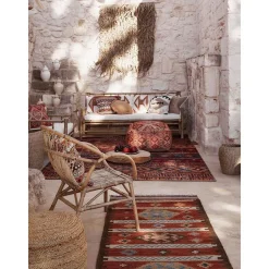 Passatoia Kilim In Lana Tessuta A Mano Zohra