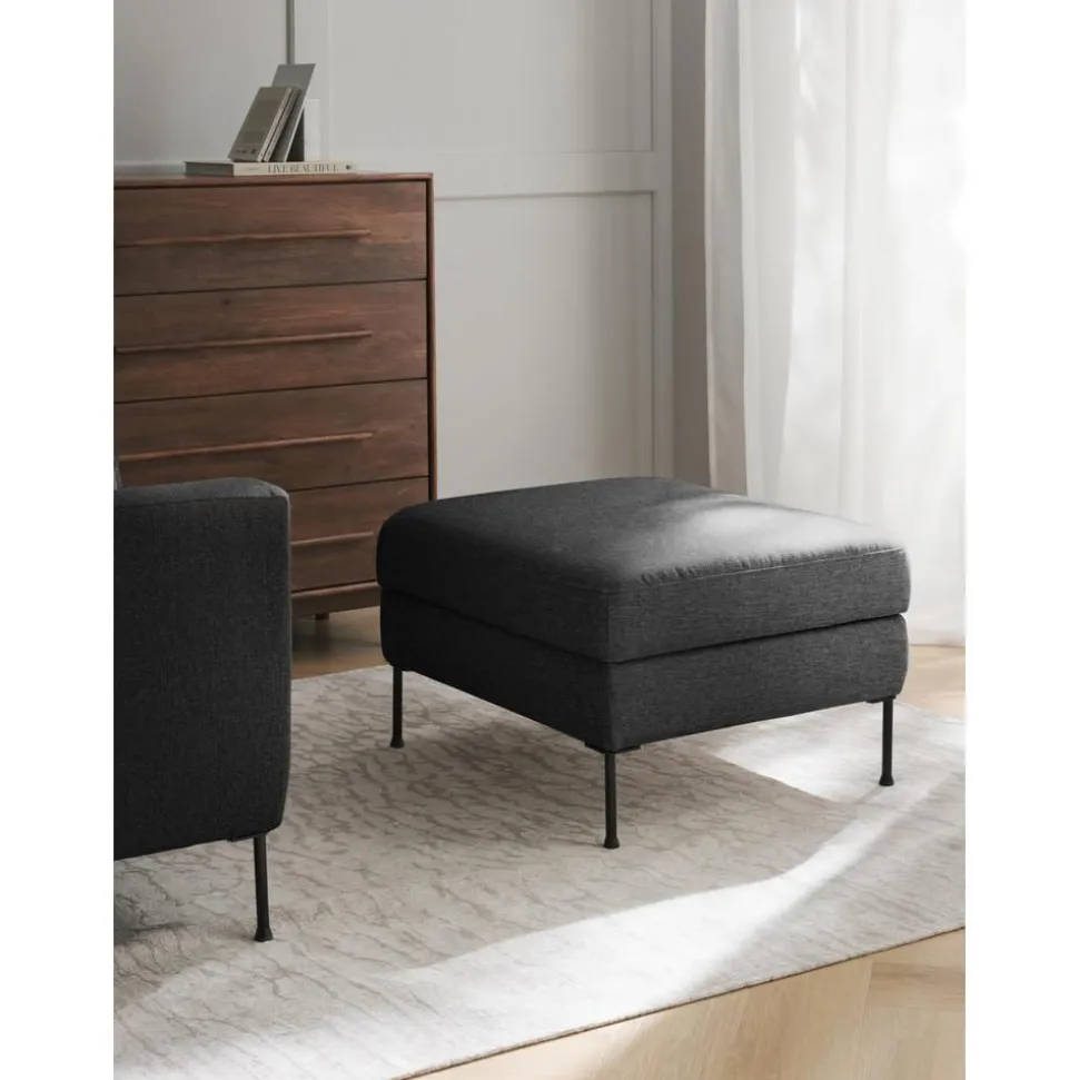 Poggiapiedi Contenitore Da Divano Cucita