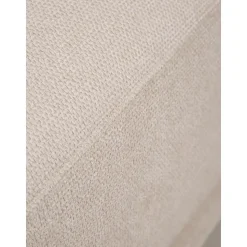 Poggiapiedi Da Divano In Tessuto Beige Jasmin