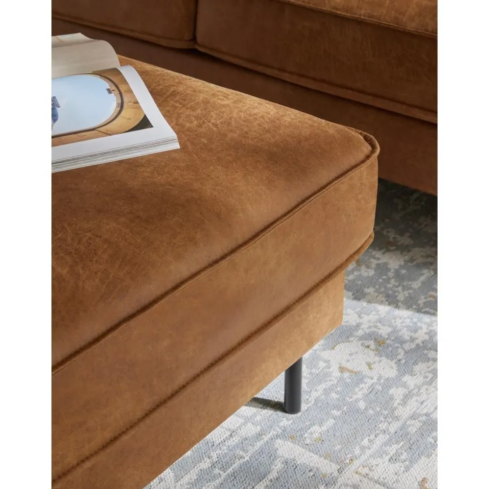 Poggiapiedi In Pelle Riciclata Hunter