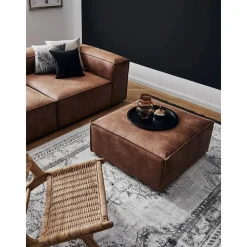 Poggiapiedi In Pelle Riciclata Lennon