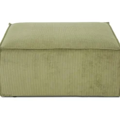 Poggiapiedi In Velluto A Coste Lennon